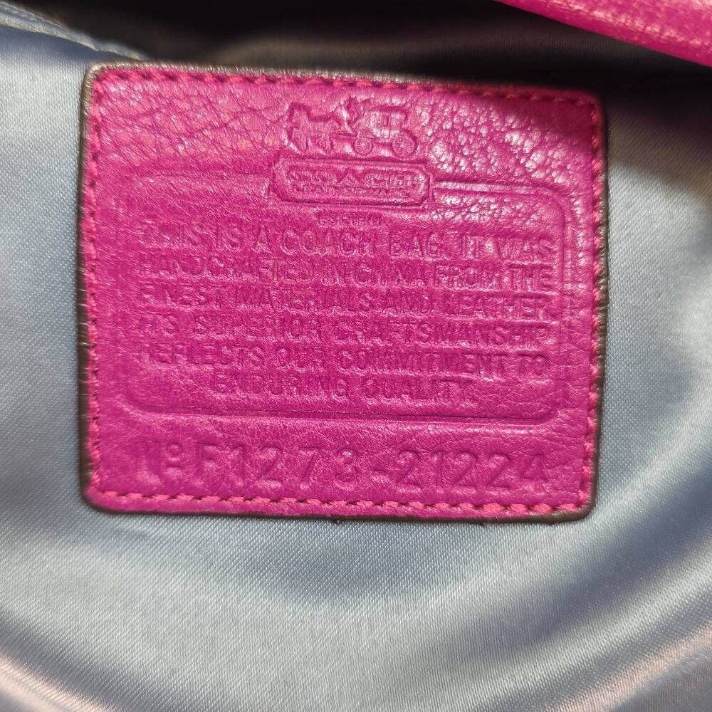 Coach Isabelle Convertible Leather Shoulder Bag & Crossbody F21224 - Picture 14 of 16